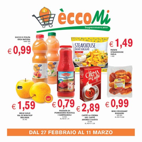 Promozione dal 27 febbraio all'11 marzo