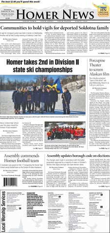 Homer News, February 26, 2026