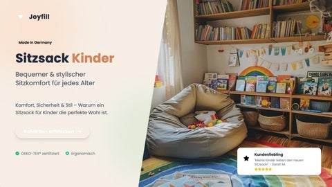 Joyfill – Sitzsack Kinder