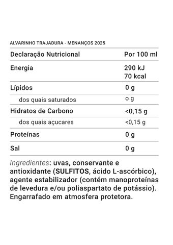 Alvarinho Trajadura Menanços 2025