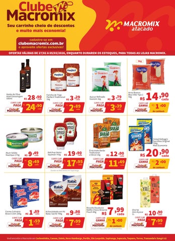 Clube Macromix 27 fev a 05 mar