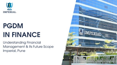 Financial Management Scope & PGDM in Finance
