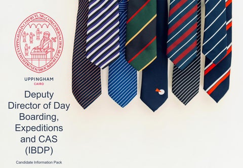 Deputy Director of Dayboarding, Expeditions and CAS