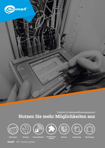 Zubehör für Analysatoren der Serie Sonel PQM