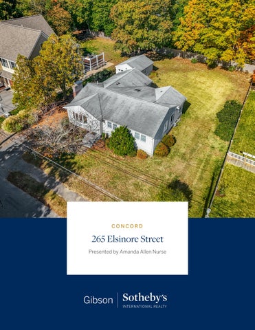 Introducing | 265 Elsinore Street, Concord