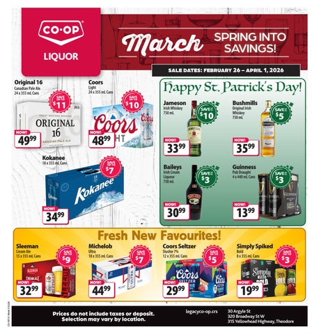 March Spring into Savings