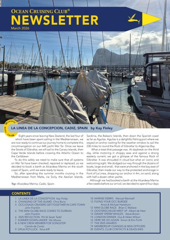 OCC Newsletter March 2026