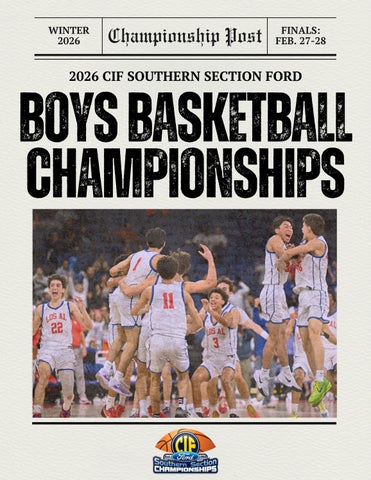 2026 CIF- SS FORD Boys Basketball Championship Program