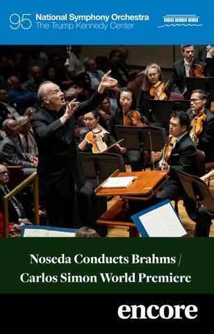 Noseda Conducts Brahms / Carlos Simon World Premiere, March 2026