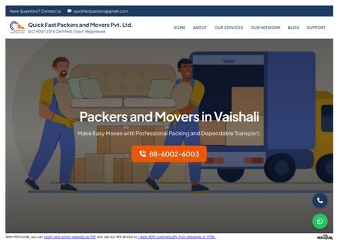 Packers and Movers in Vaishali