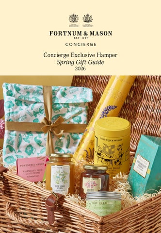  Fortnum's Concierge Exclusive Hamper Gift Guide 2026