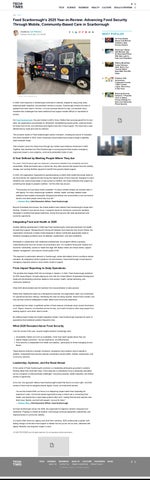 Feed Scarborough's 2025 Year-in-Review: Advancing Food Security Through Mobile, Community-Based Care