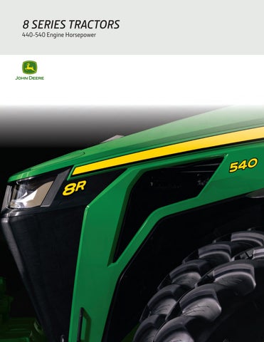 8 Series Tractors - High HP Brochure