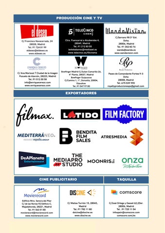 DIRECTORIO CINE&TELE PRO FEBRERO