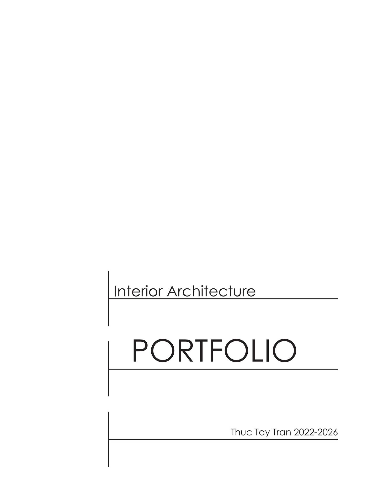 Thuc Tran Interior Architecture Portfolio by Thuc Tran - Issuu