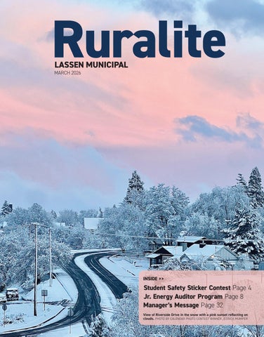 Ruralite, Lassen Municipal Utility District, March 2026