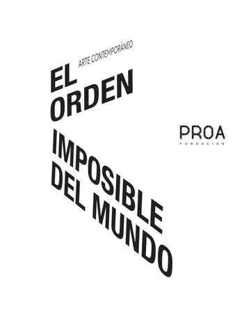 El orden imposible del mundo - Fanzine