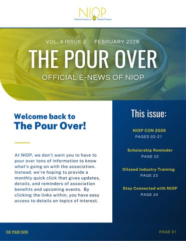 NIOP February E-Newsletter