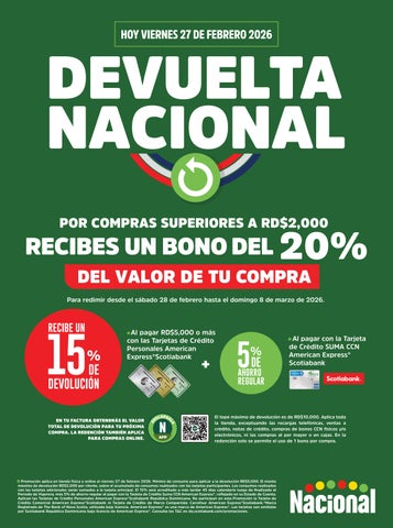 Vuelve la Devuelta Nacional, febrero 2026 - Supermercados Nacional