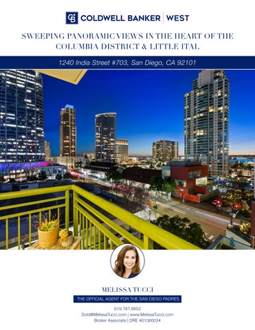 Melissa Tucci | 1240 India Street #703, San Diego