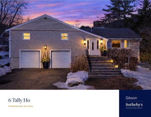 Introducing | 6 Tally Ho, Framingham