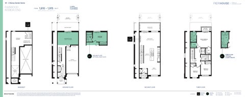 18' Garden Seris Floorplans