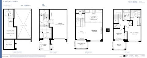21' Back-To-Back Floorplans