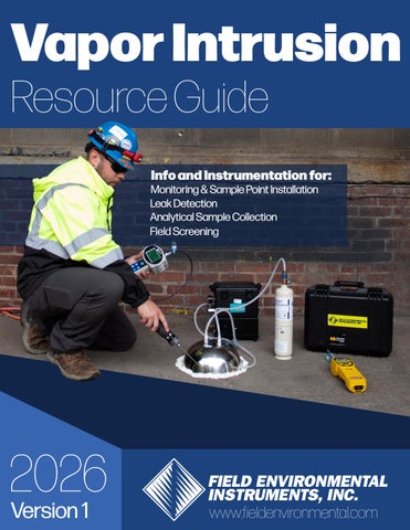 Vapor Intrusion Resource Guide