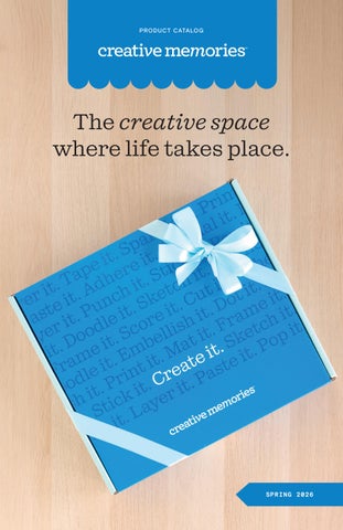Creative Memories 2026 Spring Catalog
