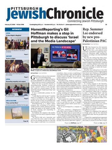 Pittsburgh Jewish Chronicle 2-27-26