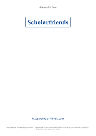 EE 236A Linear Programming Solutions homework 2