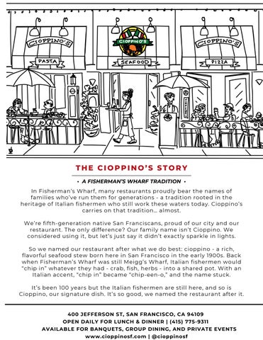 Cioppino's Menu - Feb 2026