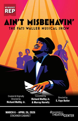 Program - "Ain’t Misbehavin’ The FATS WALLER Musical Show"