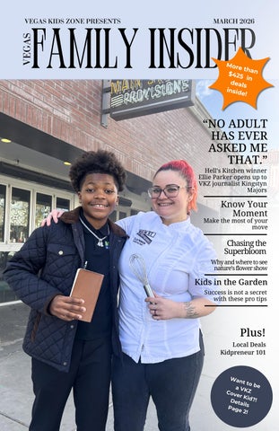Vegas Family Insider March 2026 - The Food Issue
