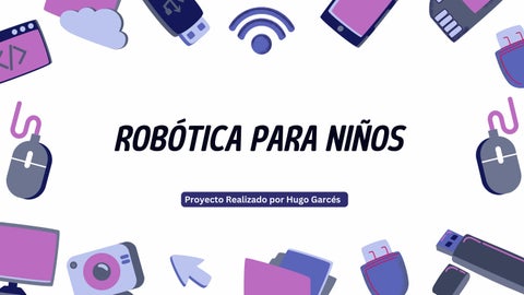 Presentación Diapositivas Tecnología y Digitalización Ilustrado Azul y Morado