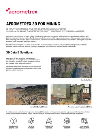 Aerometrex 3D - Solutions Spotlight for Mining