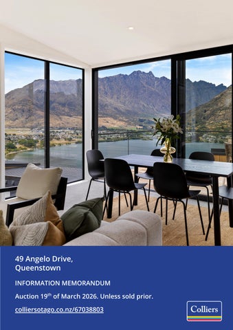 49 Angelo Drive Information Memorandum