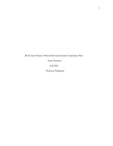 Miraval Austin Capstone Final Paper