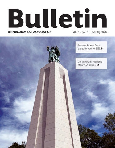 Birmingham Bar Association Bulletin Spring 2026
