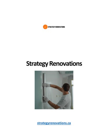 Strategy Renovations