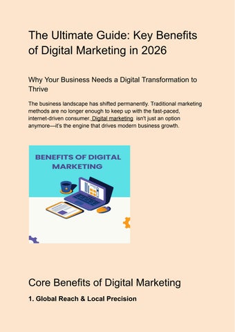   Top Benefits of Digital Marketing for Growing Your Business