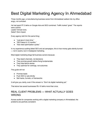 Best Digital Marketing Agency & Company In Ahmedabad 