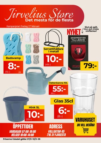 Reklamblad 27/2-12/3-2026