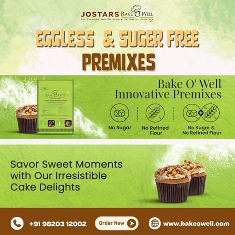 Buy Eggless & Sugar Free Premixes in India Online
