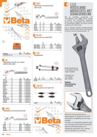 Catalogus Beta Tools 2026 第 22 页