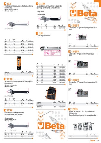Catalogus Beta Tools 2026 第 23 页