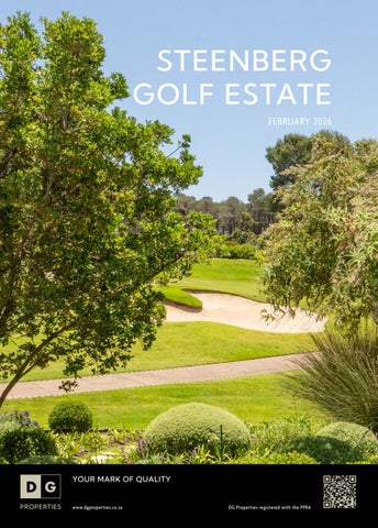 Steenberg Golf Estate Property Portfolio – February 2026 | DG Properties