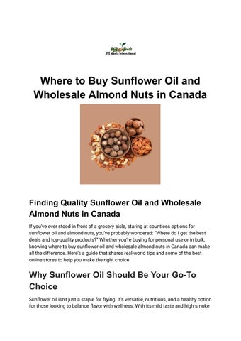 buy sunflower oil