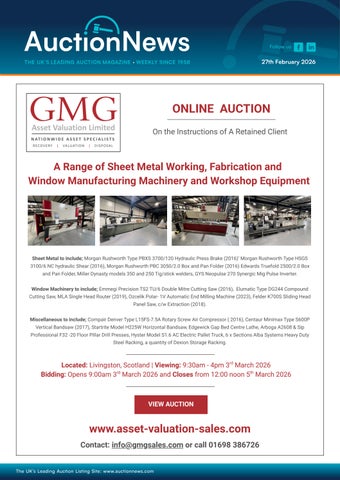 Auction News 27th February 2026