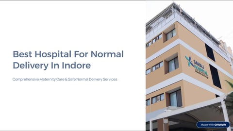 Best Hospital For Normal Delivery In Indore - Sahaj Hospital